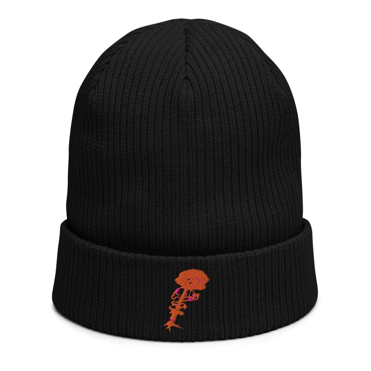 100% Organic Ribbed Cotton Beanie