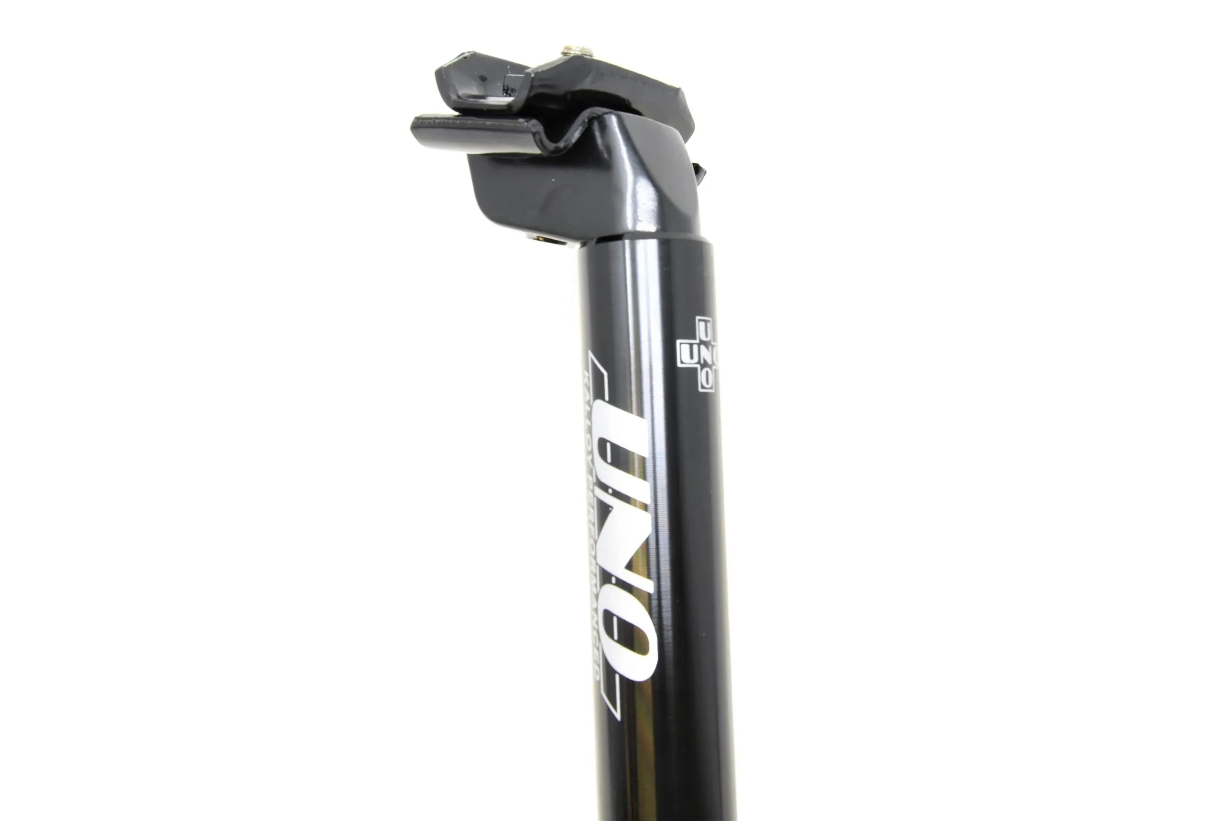 27.0mm Uno Alloy Seat Post Micro Top Seat Stem Easy Saddle Adjustment 400mm Black