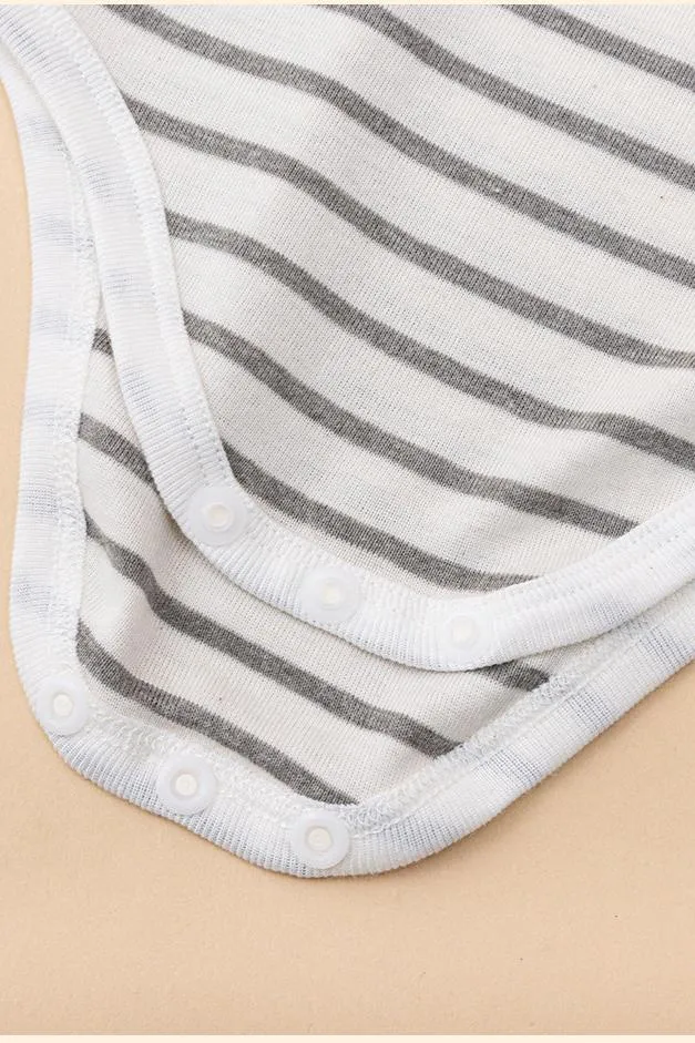ANNIEWIN Baby Short-Sleeve Organic Cotton Bodysuit