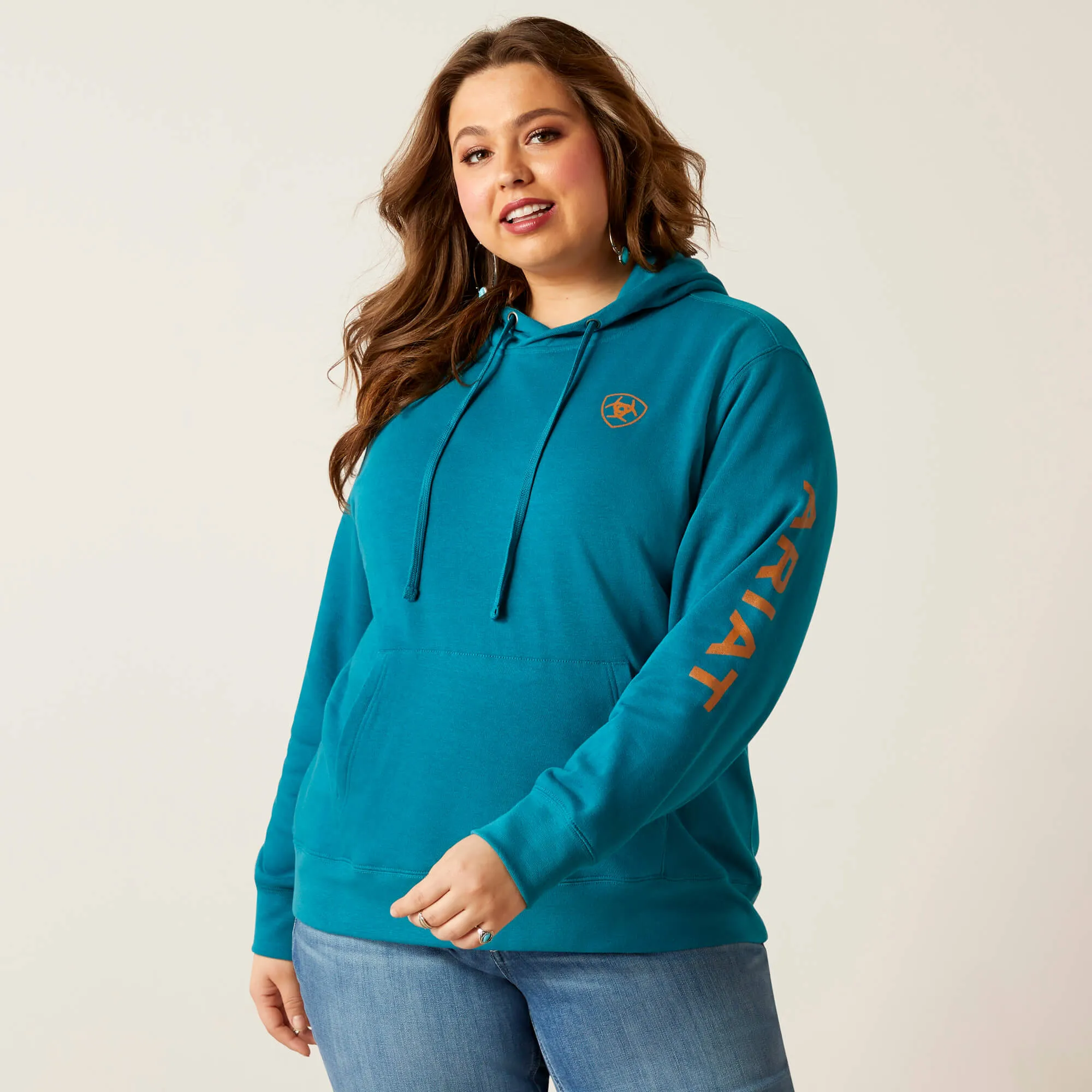 Ariat Women's Deep Lagoon Logo Hoodie