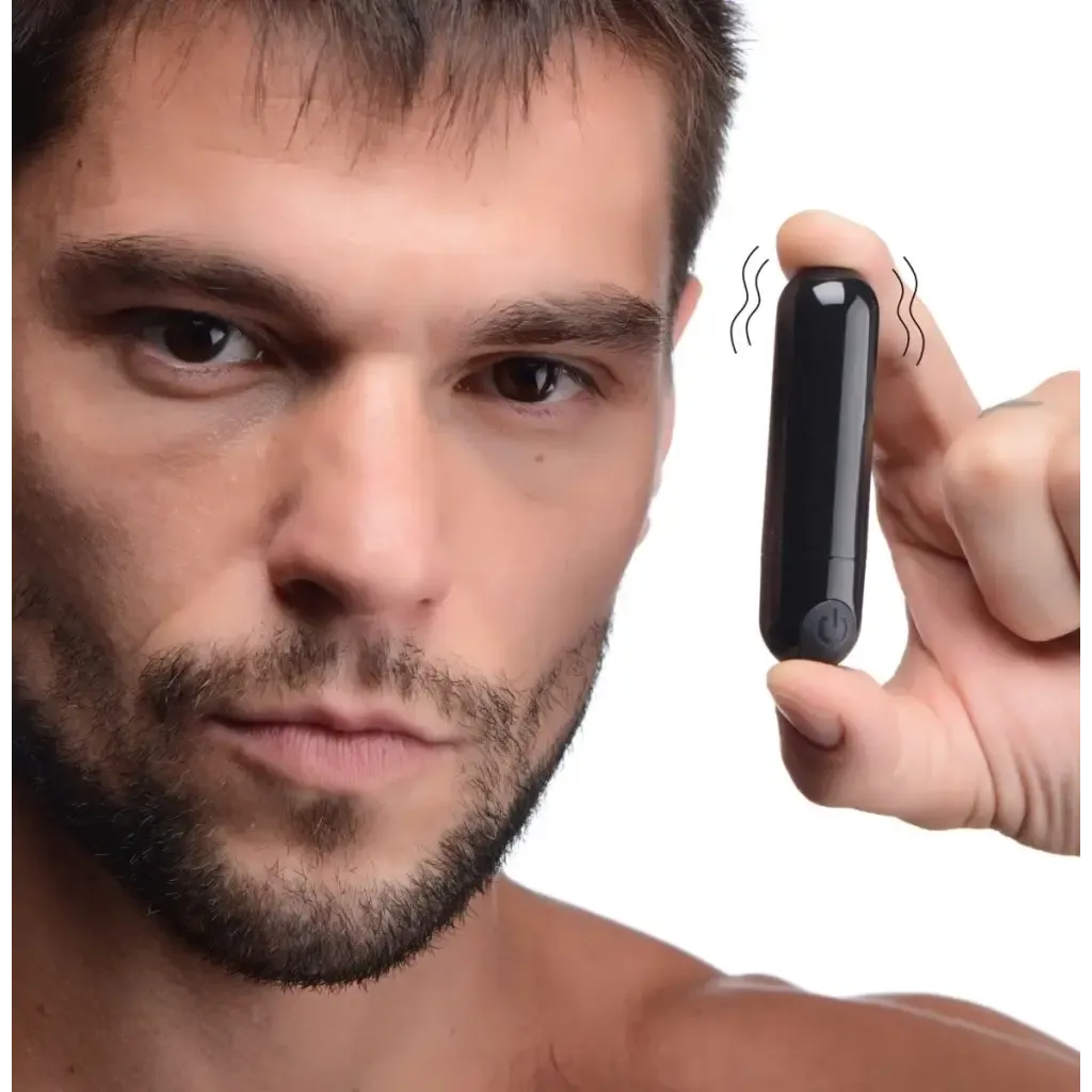 BANG! 10x Rechargeable Vibrating Metallic Bullet
