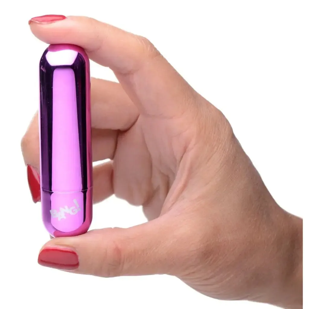 BANG! 10x Rechargeable Vibrating Metallic Bullet