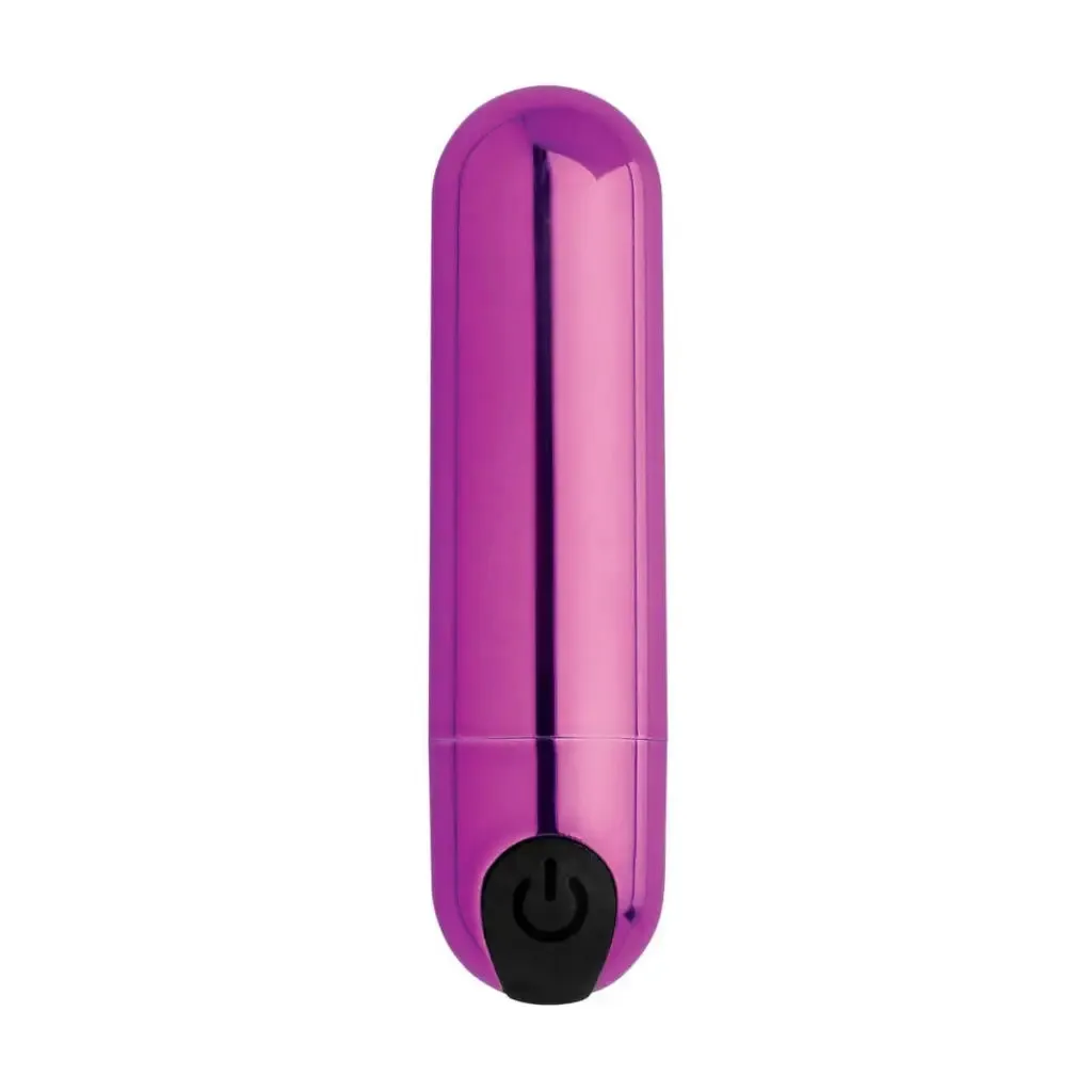 BANG! 10x Rechargeable Vibrating Metallic Bullet