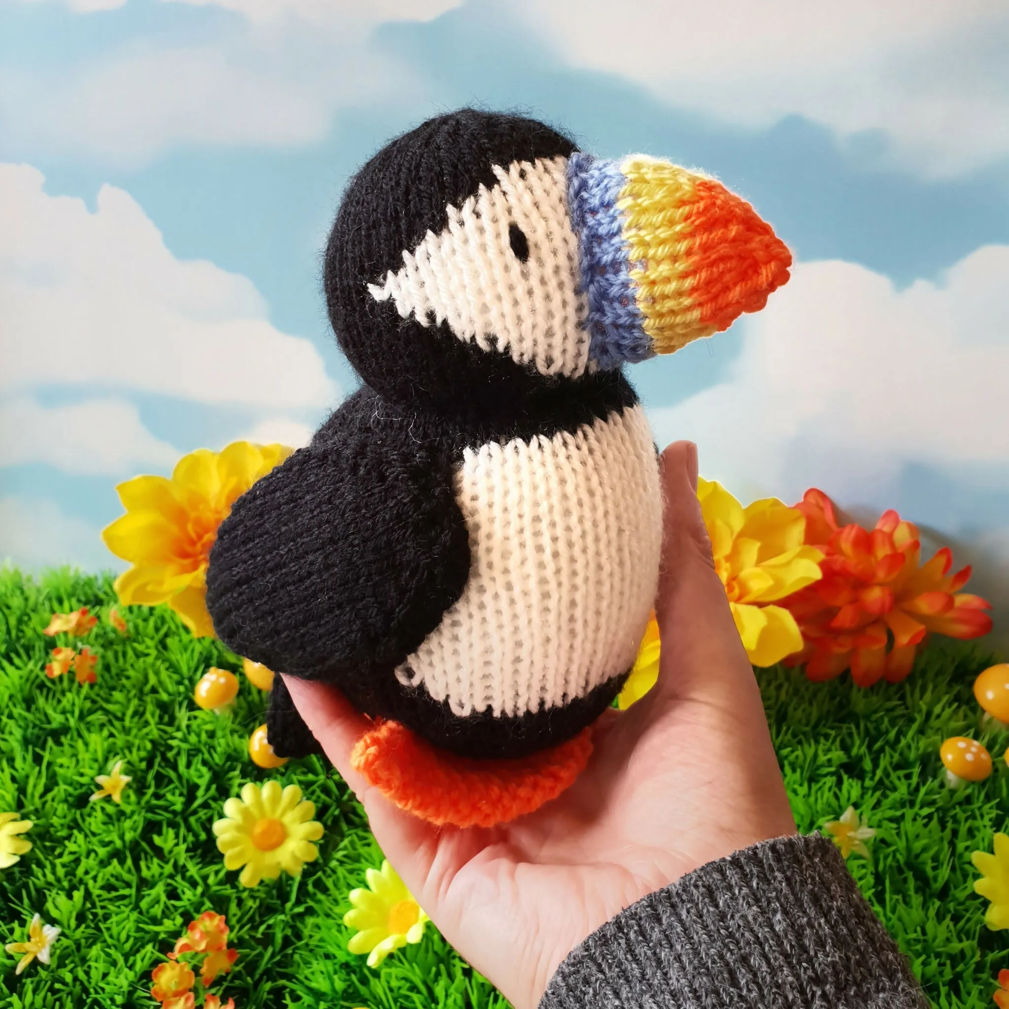 Barry the Puffin - Knitting Kit