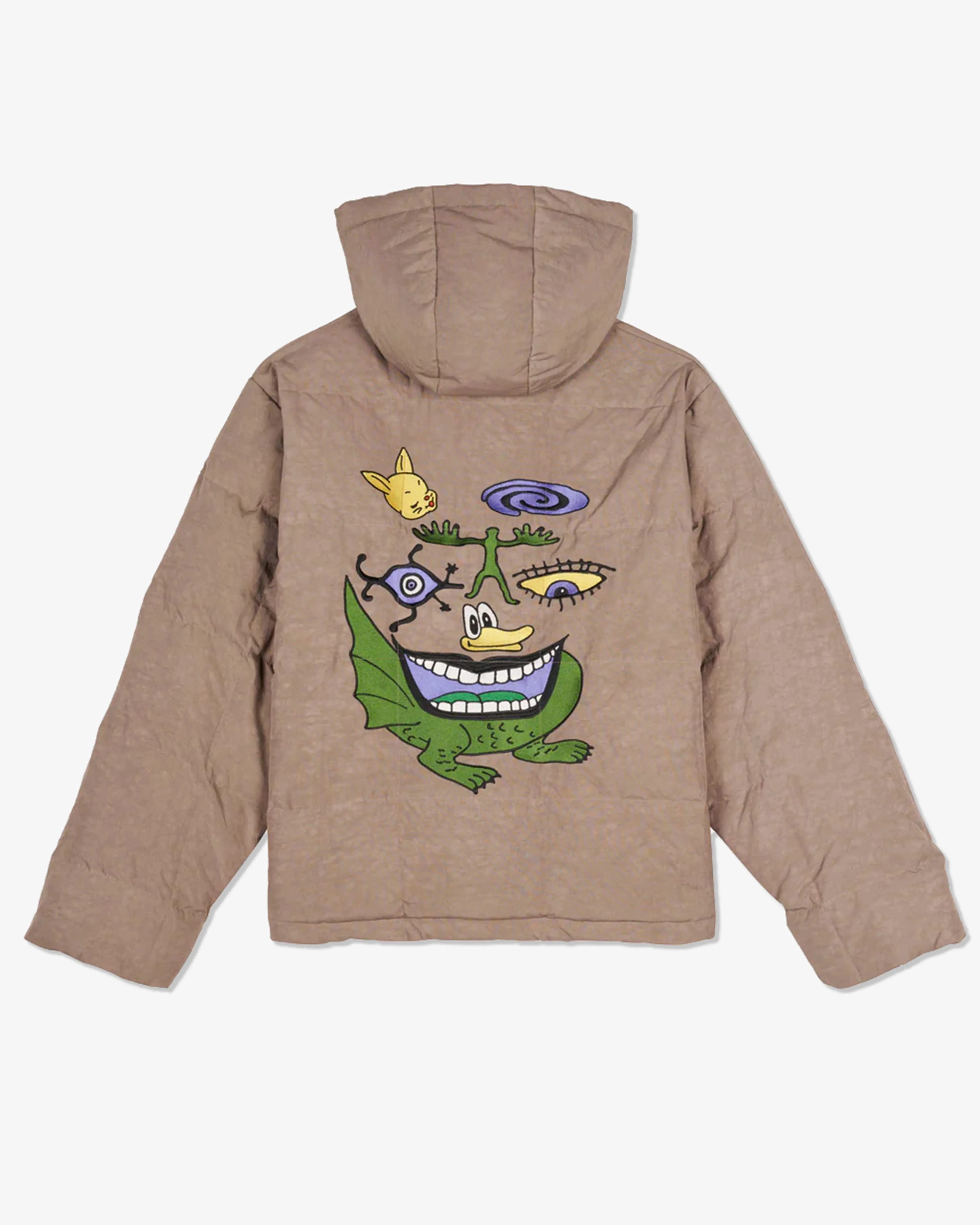 Brain Dead - Men's Dimension Puffer Jacket - (Tan)