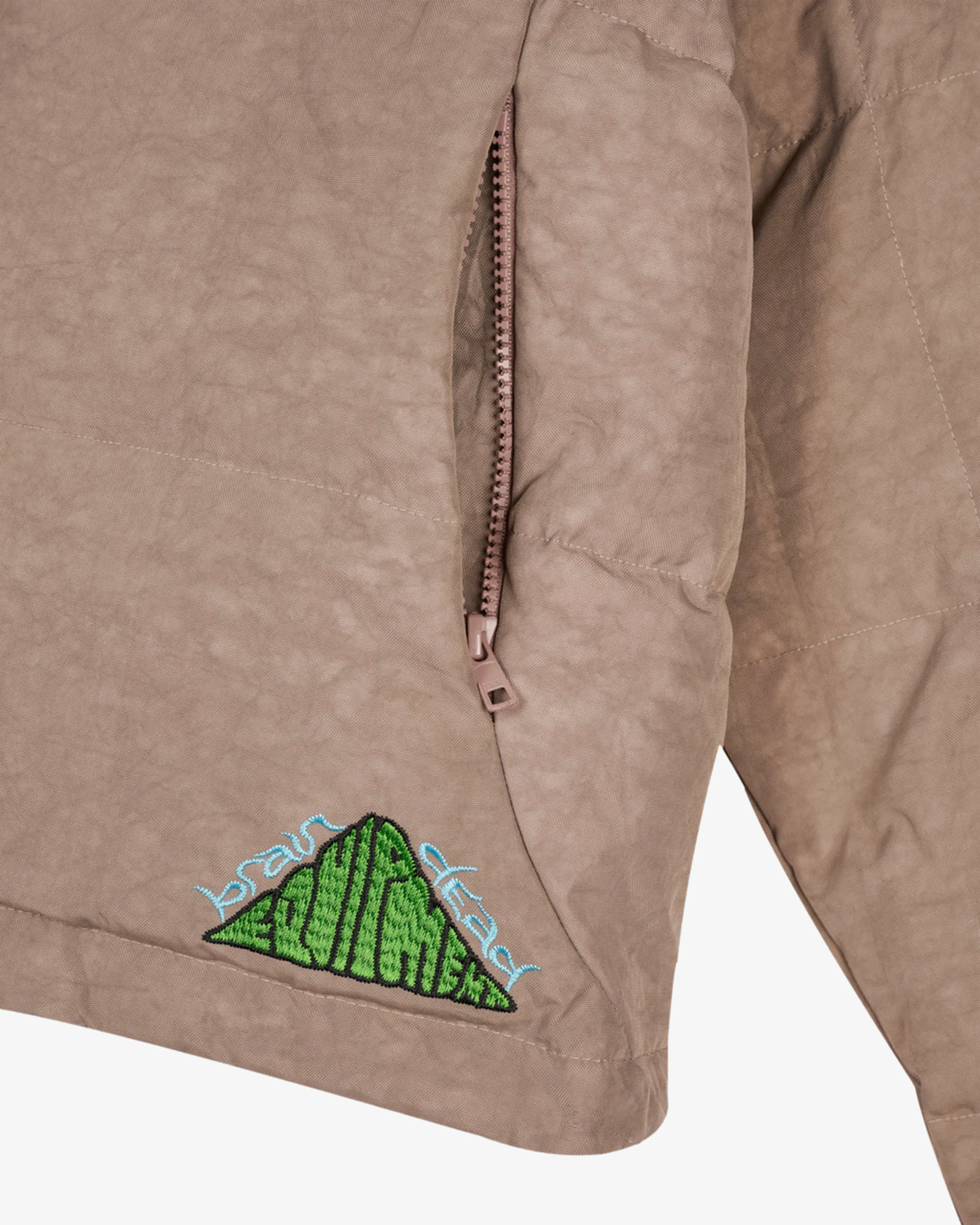 Brain Dead - Men's Dimension Puffer Jacket - (Tan)