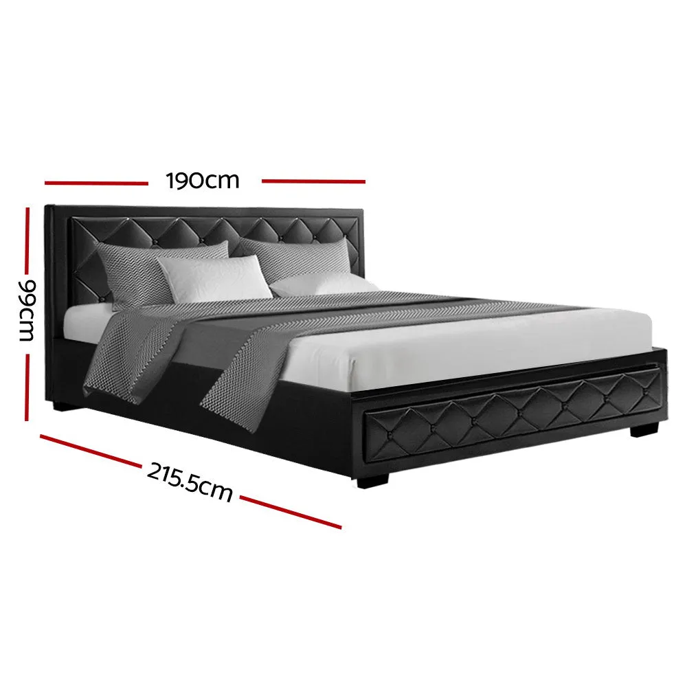 Bronte Storage King Bed Frame Black