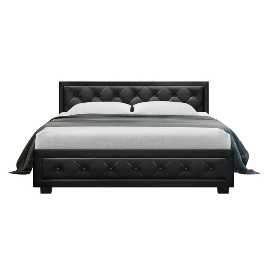 Bronte Storage Queen Bed Frame Black