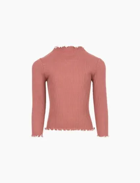Bunita Knit Top in Antique Red