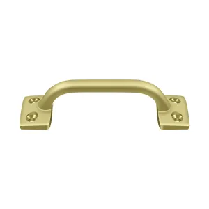 Deltana WP026, Window/Utility Pull, 4" Overall, Solid Brass
