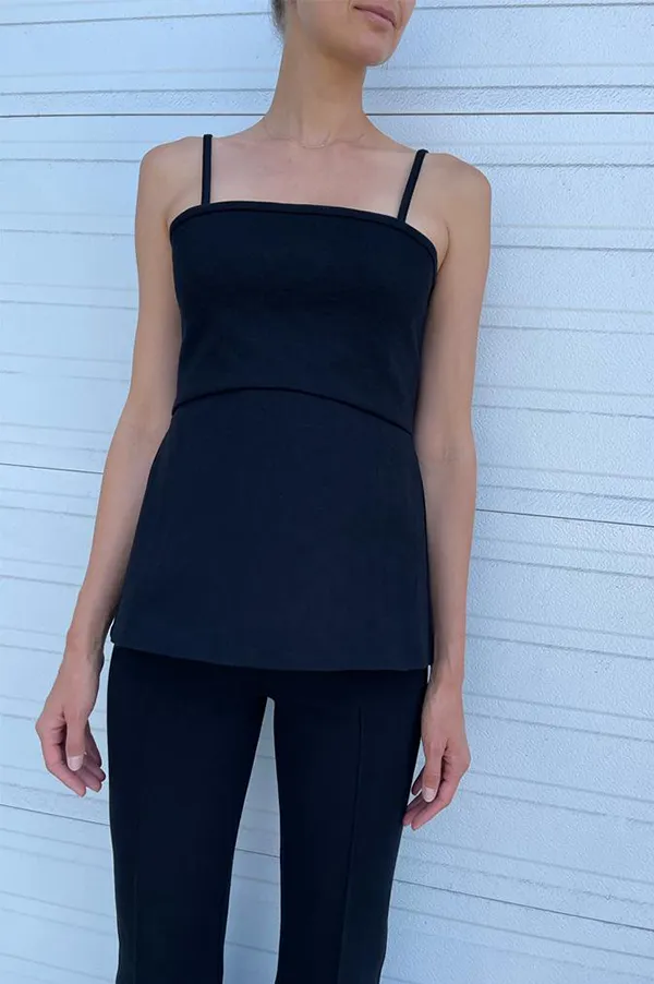 Kick Stretch-Cotton Pants In Subtle Jacquard Black