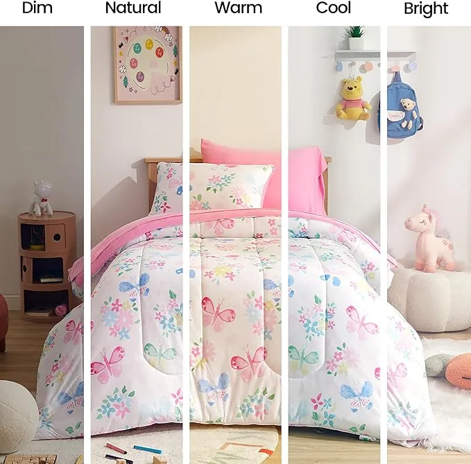 Kids Printed Jersey Knit Comforter Set Bedding Set with Sheets and Pillowcases