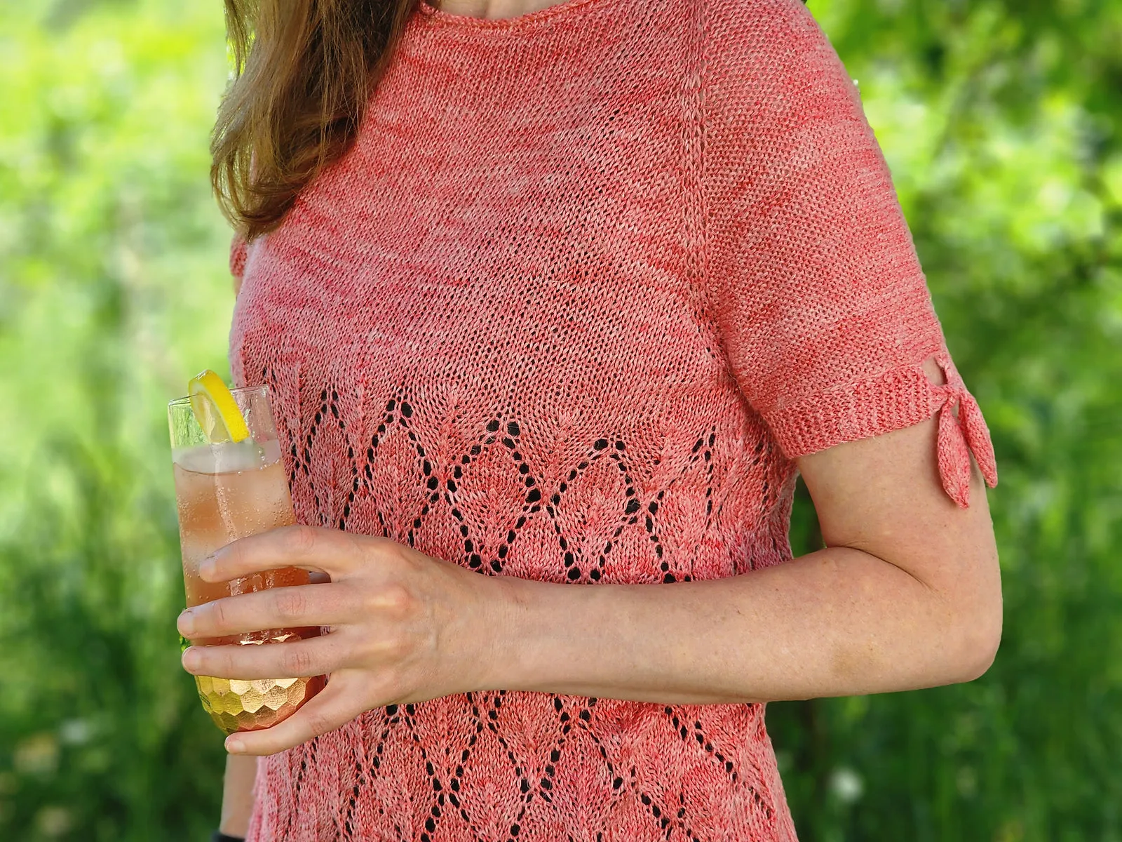 LEMON SPRITZ TEE KIT - OLIVE KNITS 4 DAY KAL 2023