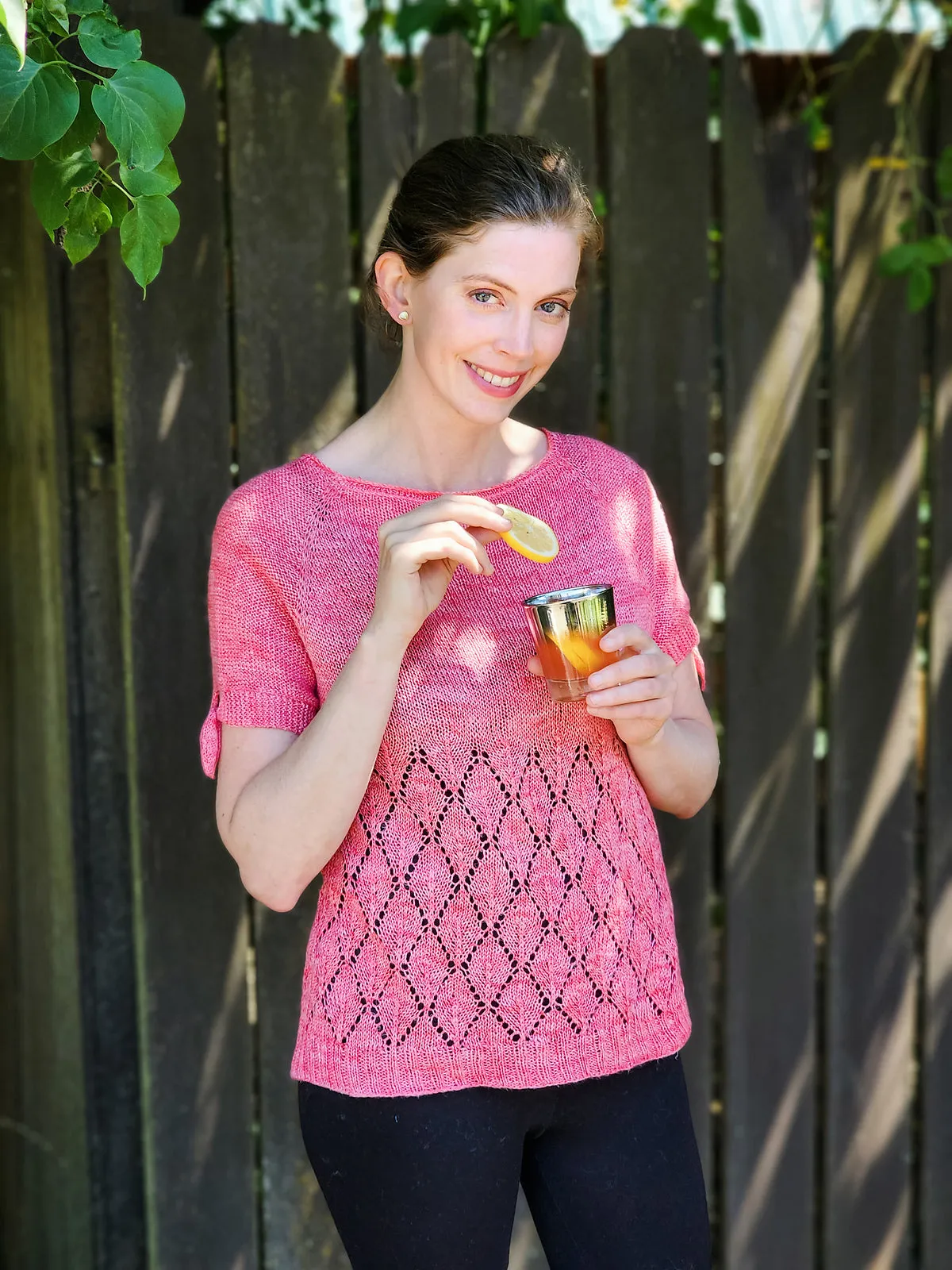 LEMON SPRITZ TEE KIT - OLIVE KNITS 4 DAY KAL 2023