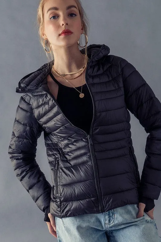 Lightweight & Warm Foldable Puffer Jacket