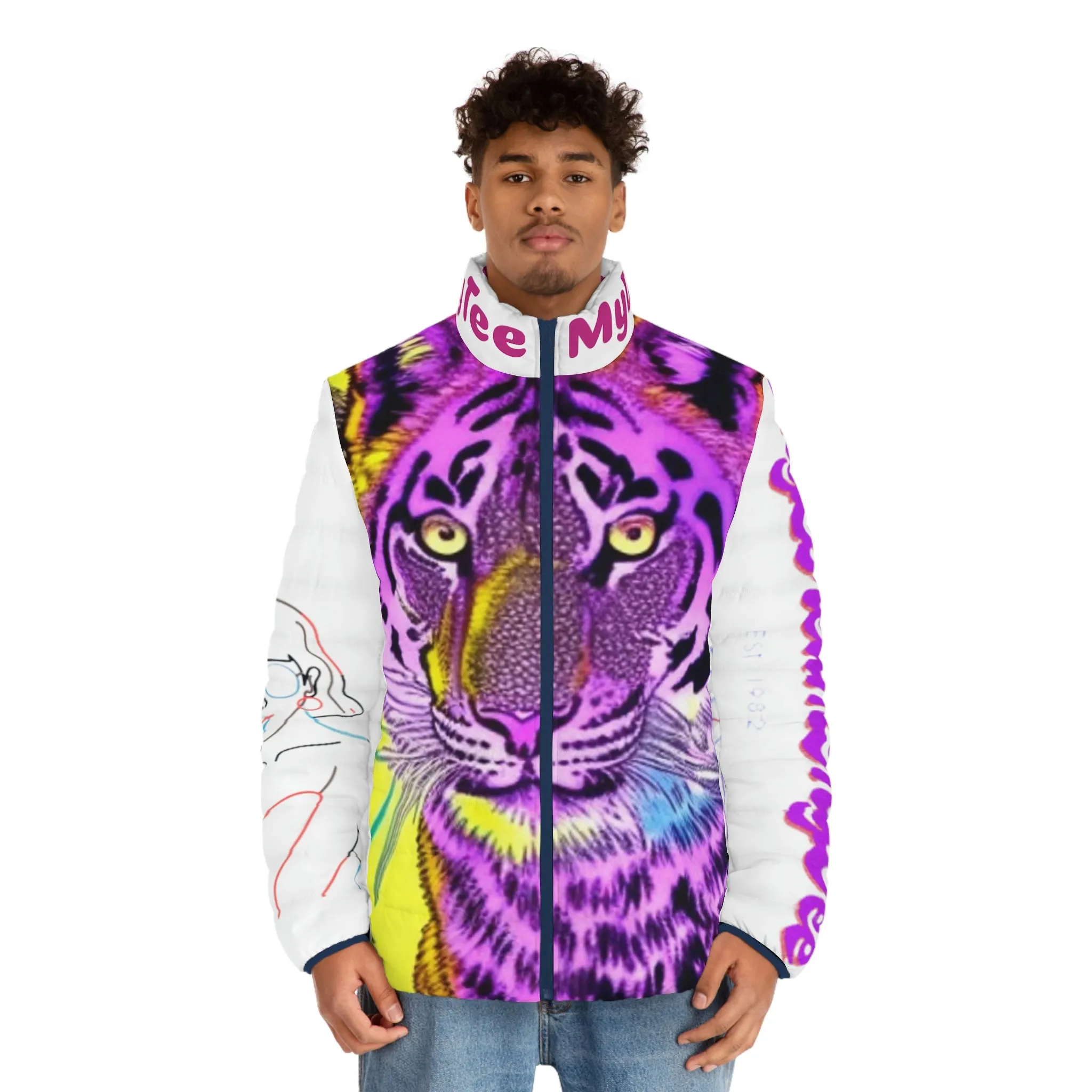 Men's Puffer Jacket (AOP)