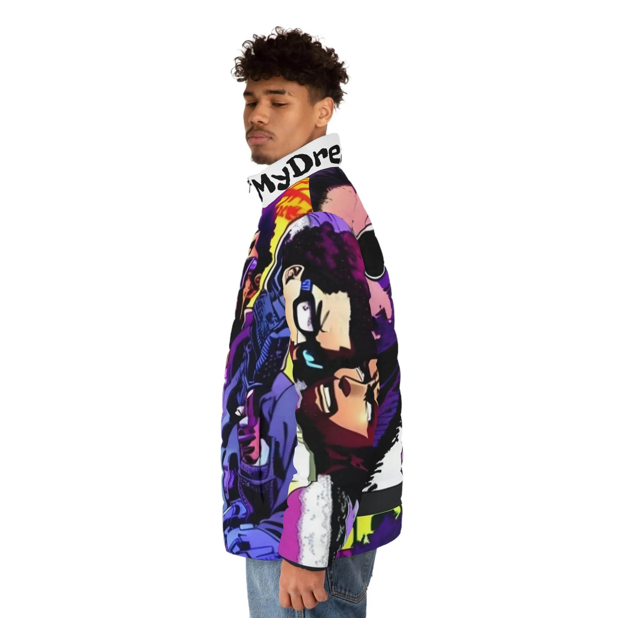 Men's Puffer Jacket (AOP)