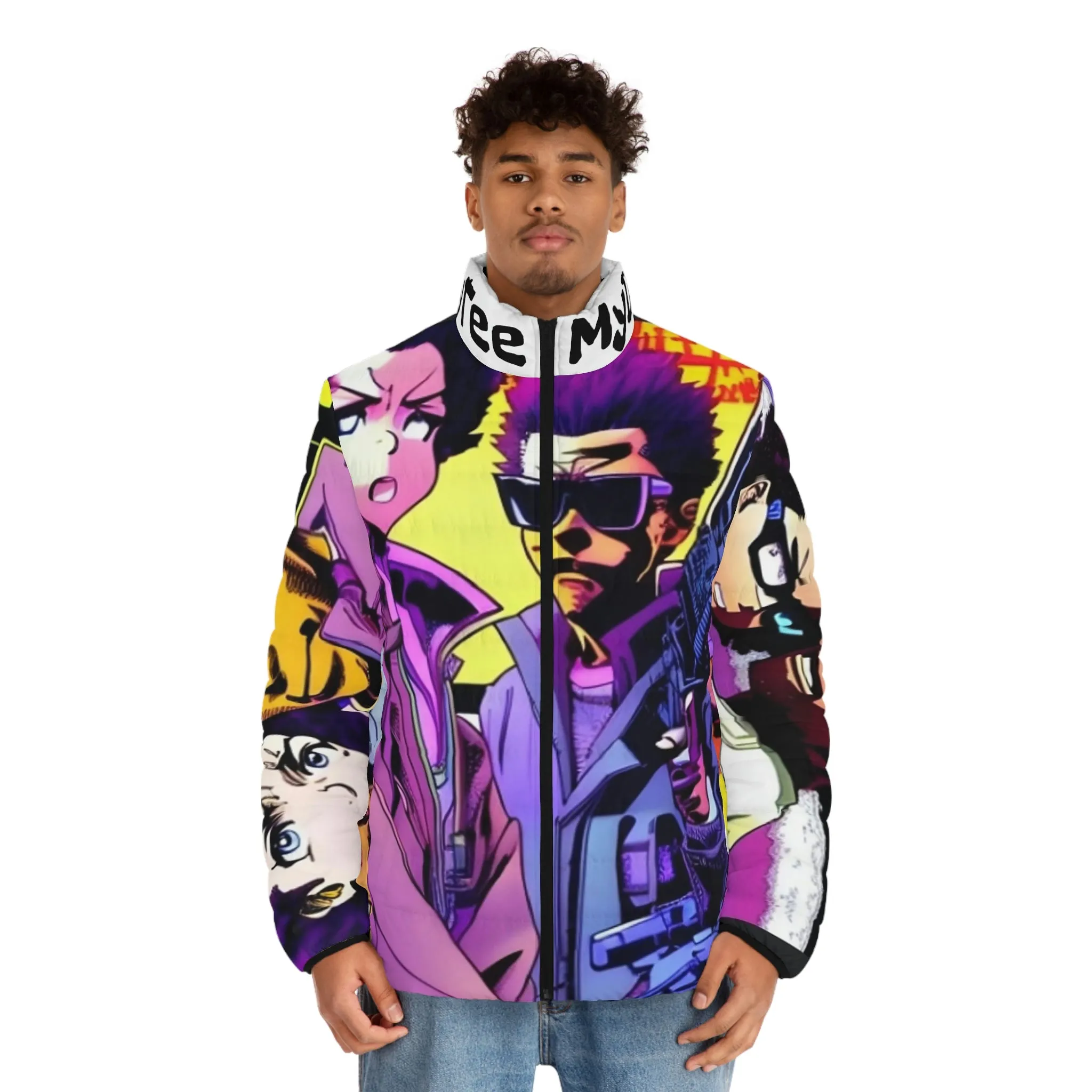 Men's Puffer Jacket (AOP)