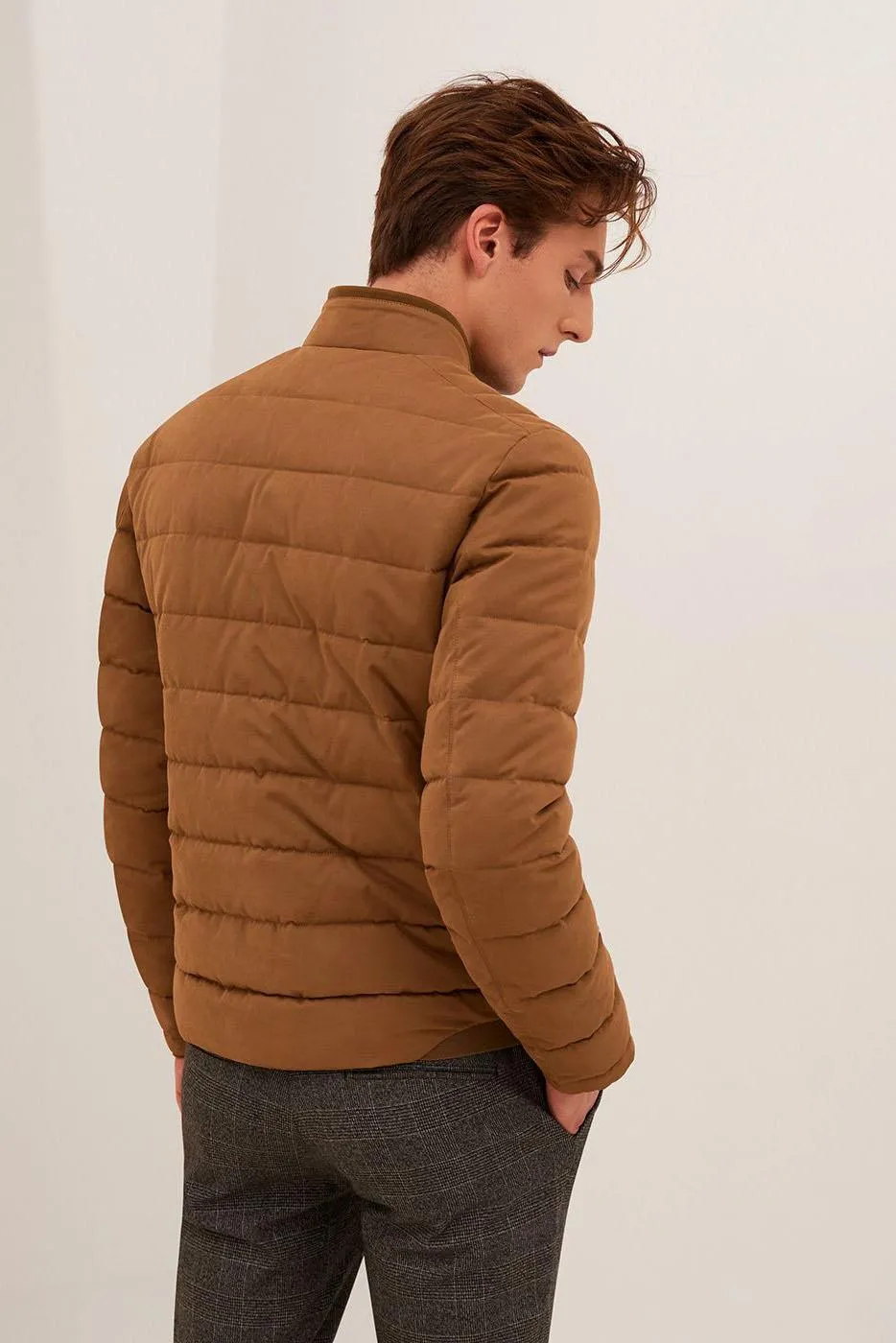 Mens Quilted Puffer Jacket