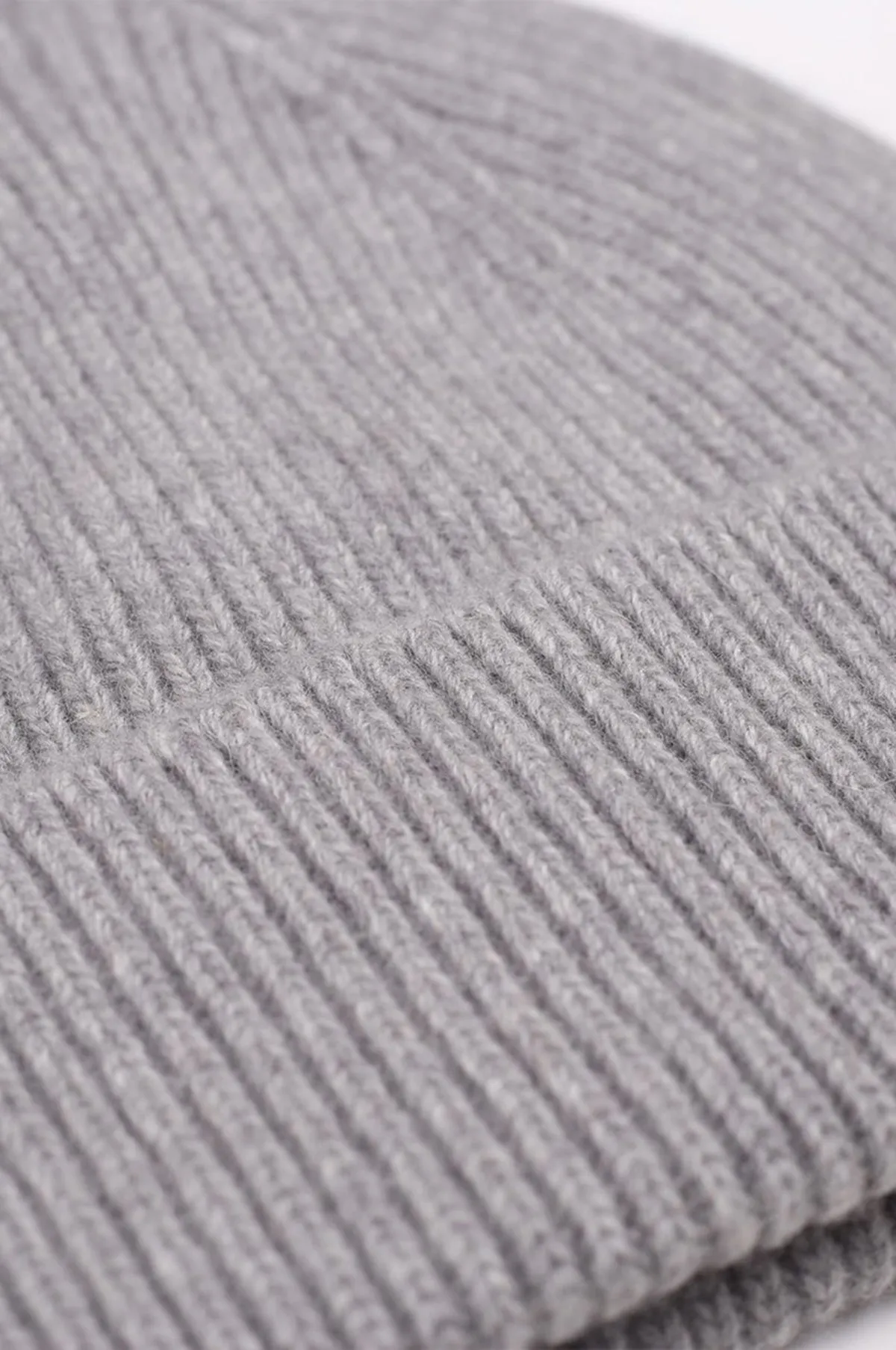 Merino Wool Hat Heather Grey