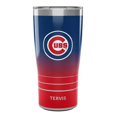 MLB Chicago Cubs 20oz Ombre Stainless Steel Tumbler