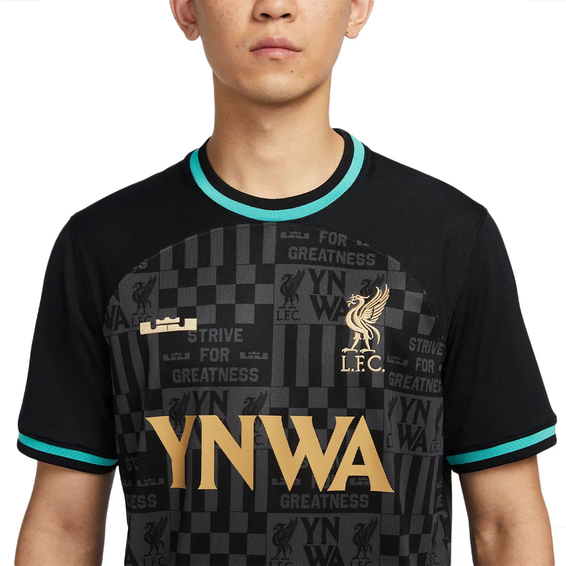 Nike Lebron X Liverpool Fc Stadium Men's Jersey Black