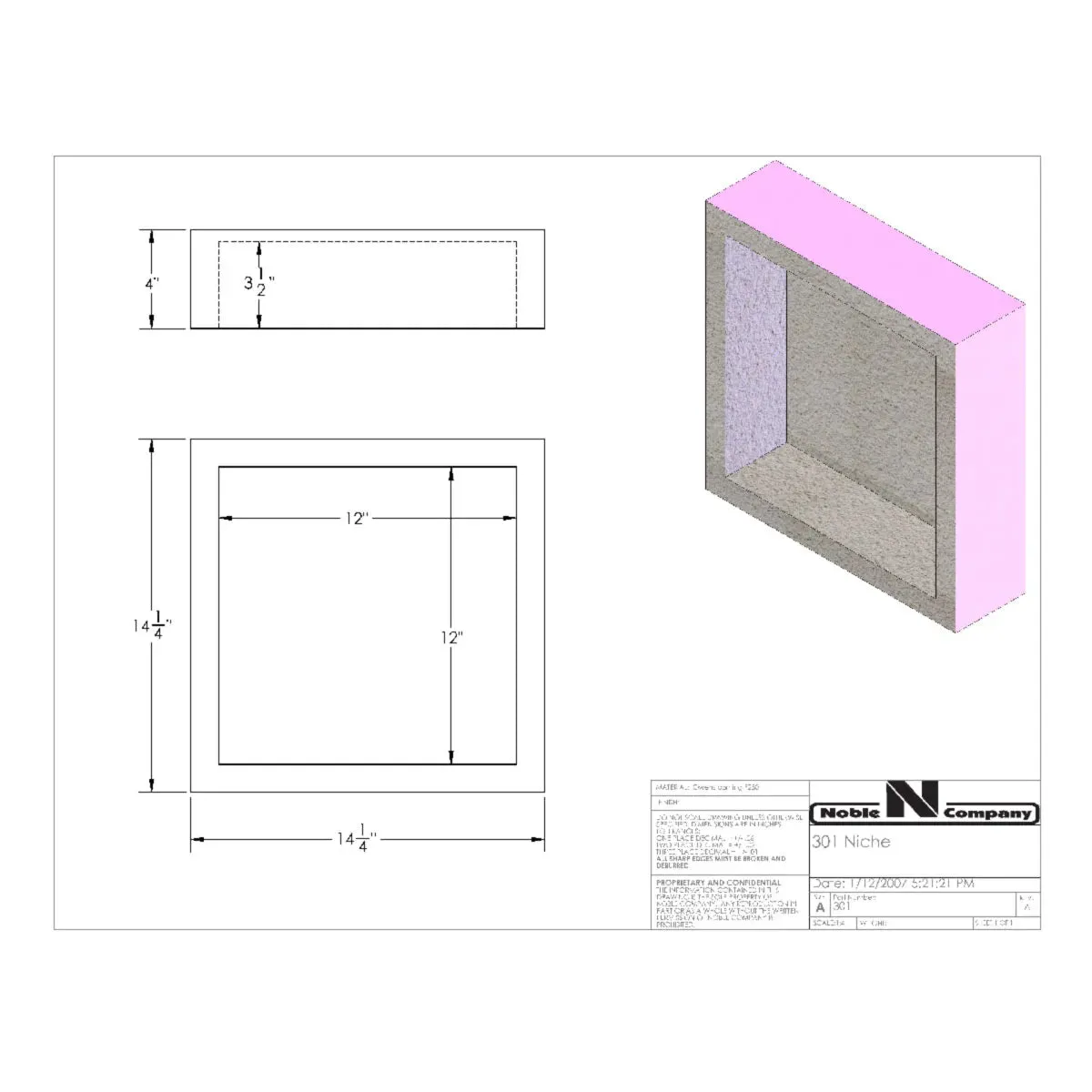 Noble Shower Niches