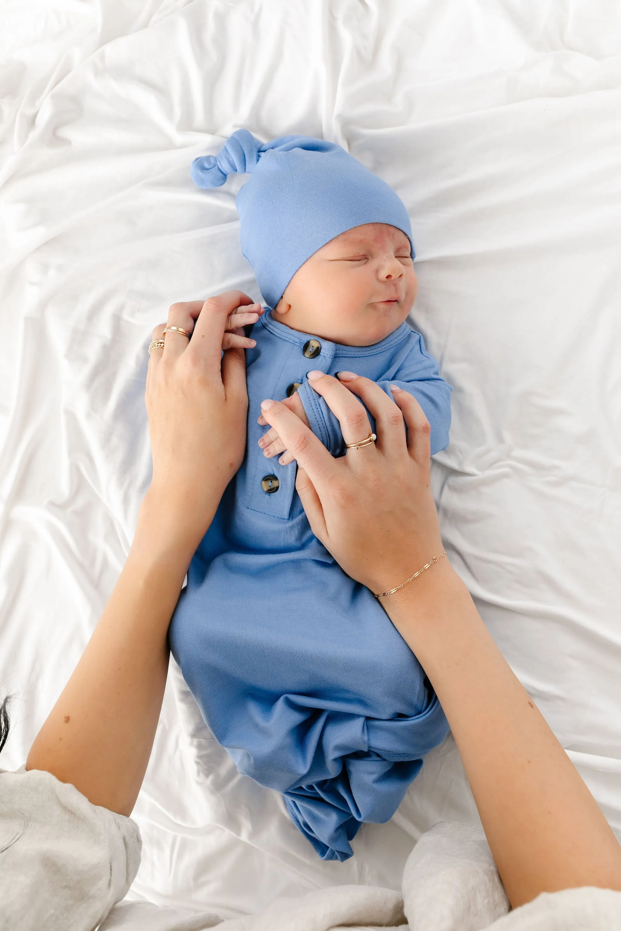 Perry Newborn Hat Bundle (Gown)