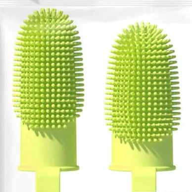 Pet Finger Nontoxic Toothbrush for Pet Teeth Cleaning