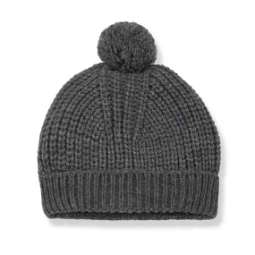 Pom-Pom Beanie in Anthracite