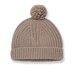Pom-Pom Beanie in Old Rose