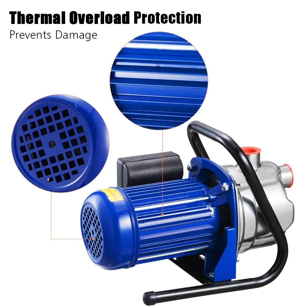TheLAShop 1.6HP Electric Water Pump Sump Pump Stainless Steel 814gph