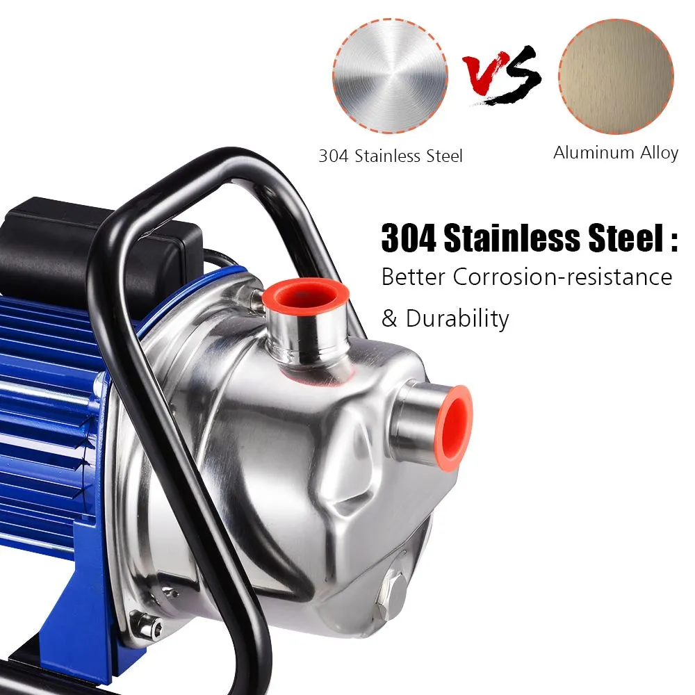 TheLAShop 1.6HP Electric Water Pump Sump Pump Stainless Steel 814gph