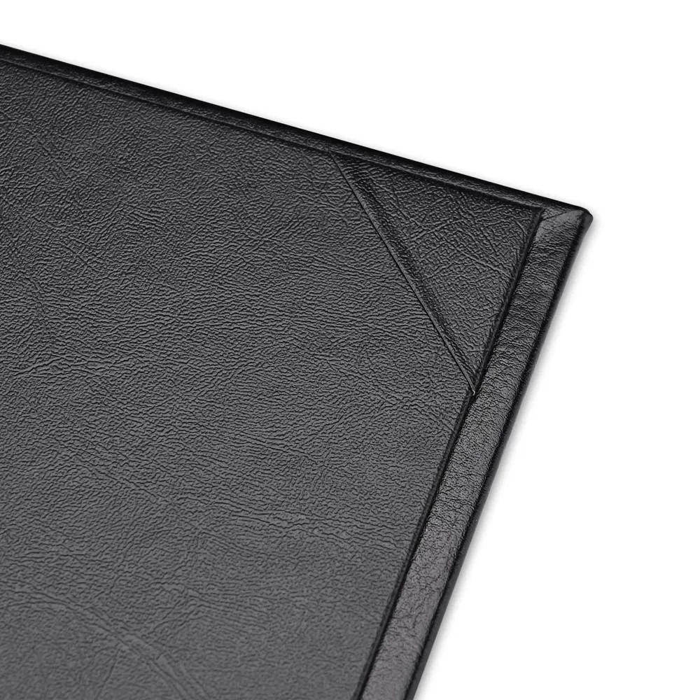 TheLAShop 8-1/2"x14" PU Leather Menu Book Covers 2-View 5ct/pk