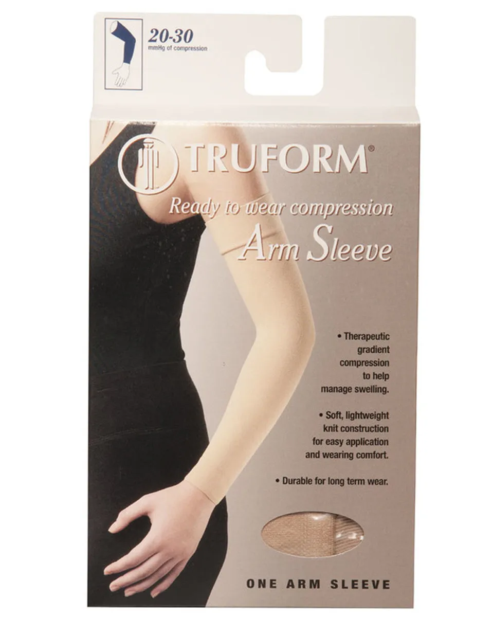 Truform Compression Arm Sleeve 20-30 mmHg with "Soft Top" fit - 3325