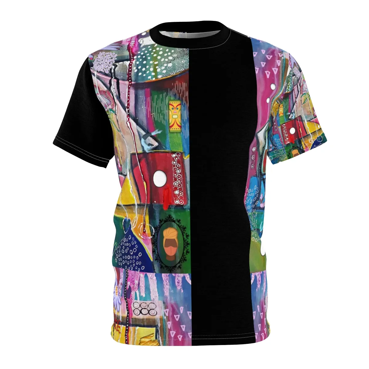 Unisex AOP Cut & Sew Tee LIVE OUT LOUD