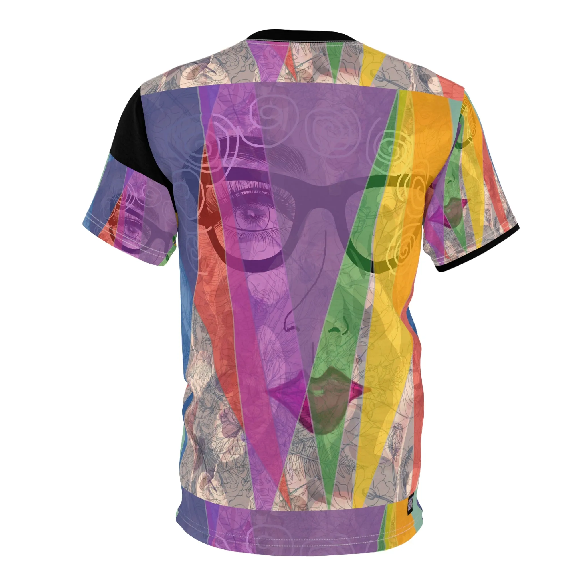 Unisex Cut & Sew Tee (AOP) CALYPSO DREAM