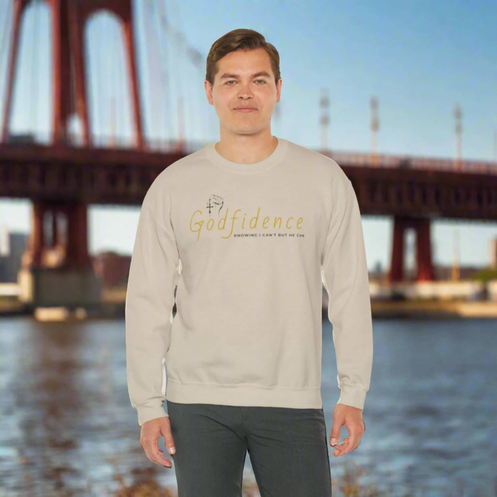 Unisex Godfidence Heavy Blend Crewneck Sweatshirt
