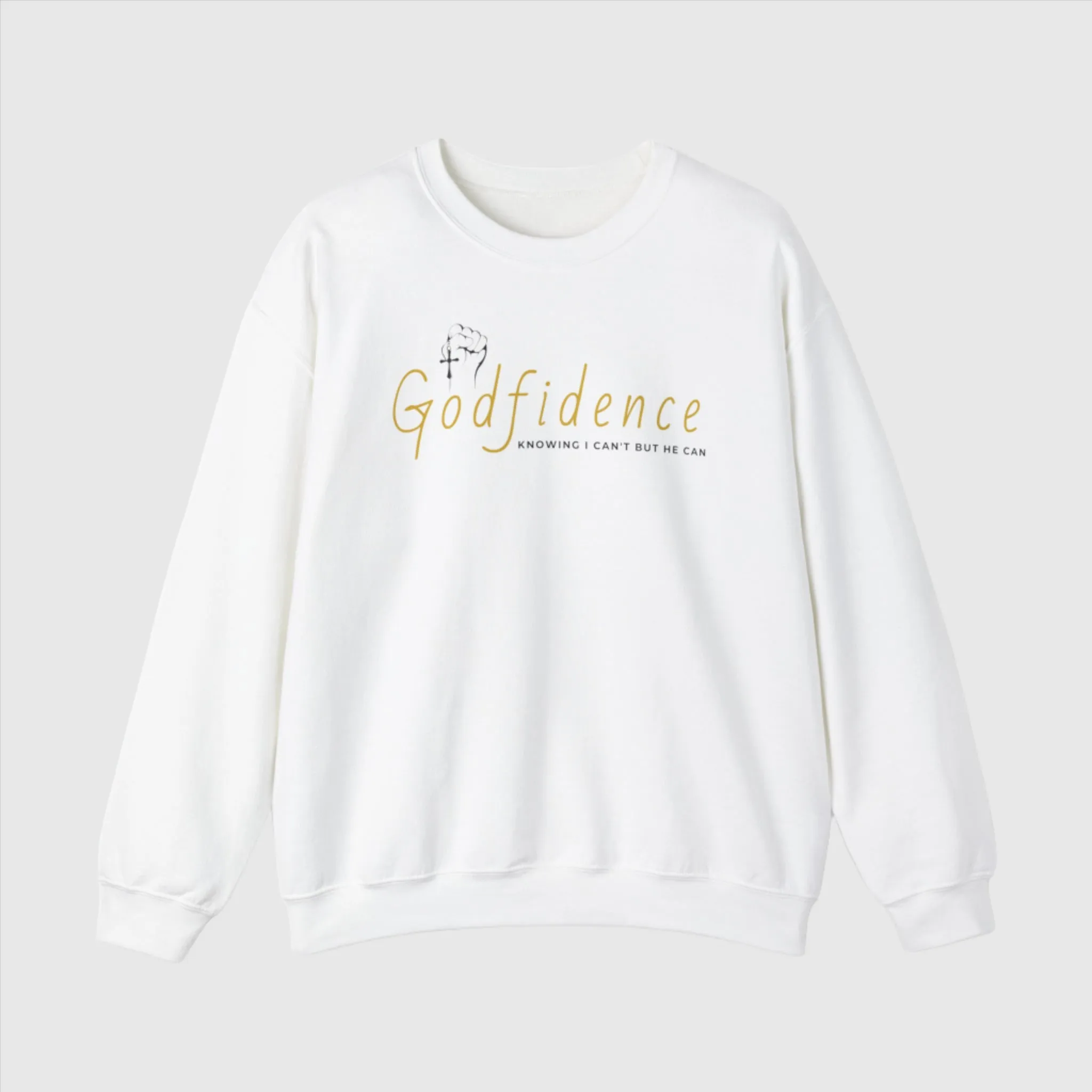 Unisex Godfidence Heavy Blend Crewneck Sweatshirt