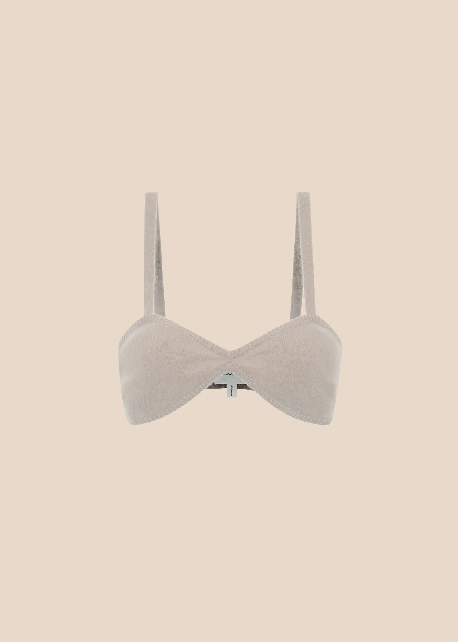 Vicia Cashmere Bralette - Fog